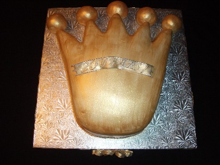 Gold Crown Cake